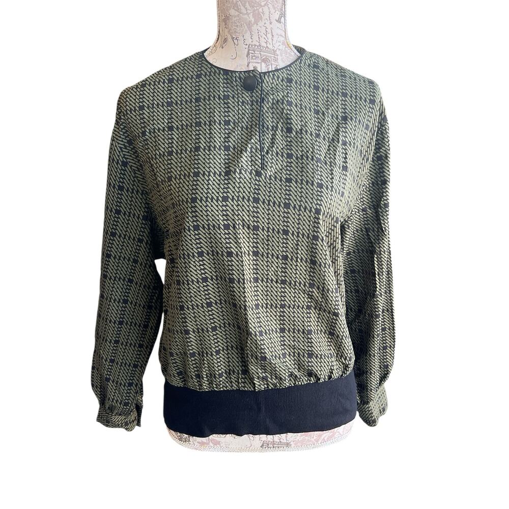 Vintage PULL OVER BLOUSE SIZE M/L